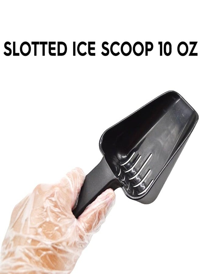 FUJIDENSO 1 Pack Plastic Utility Ice Scoop 6 ounces Clear, Heavy Duty Shatter Proof Kitchen Feed Scooper for Bar, Ice Bucket, Popcorn, Coffee Beans, Flour - Image 3
